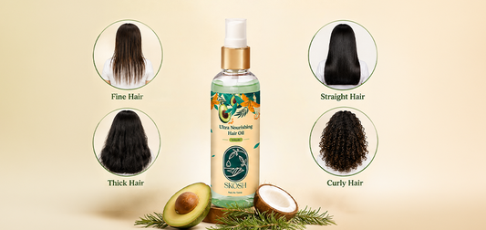 Hair Oiling for Your Hair Type Fine, Thick, Curly & Straight