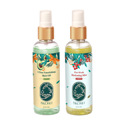 Combo Offers - Ultra Nourishing Hair Oil + Pre Wash Hydrating Mist